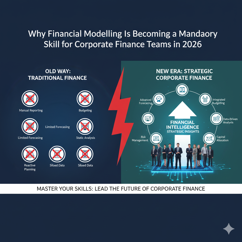 Why Financial Modelling Is Becoming a Mandatory Skill for Corporate Finance Teams in 2026
