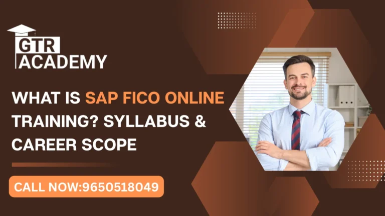 SAP FICO Online Training